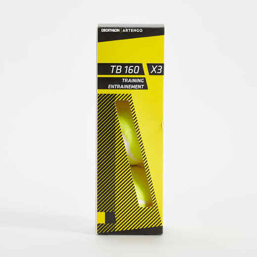 
      BALLE DE TENNIS TB160*3 JAUNE
  